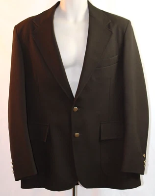 Винтажный Levi's Panatella коричневый мужской костюм куртка размер 42L кнопки карманы химчистка - Изображение 1 из 3