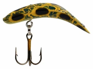 Yakima Bait Flatfish F-4 High Action Plug, 1 1/2-Inch, Frog - Picture 1 of 1