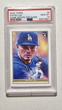 2020 Topps Gavin Lux Game Within The Game PSA 10 Los Angeles Dodgers 