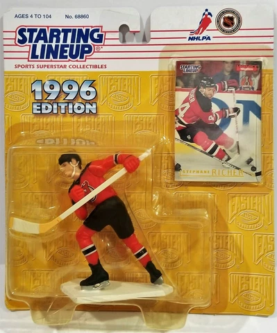 1996 Starting Lineup Stephane Richer New Jersey Devils NHL Hockey SLU Figure 02 Cover