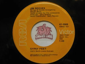 Jim Reeves - Gypsy Feet / He Will, 45 RPM VG (X3) - Picture 1 of 2