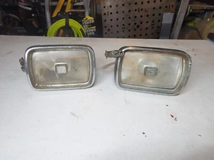 1967 PLYMOUTH BARRACUDA PARKING LIGHT ON GRILLE PAIR - Picture 1 of 15