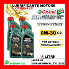 Lubrificante Motore Castrol Magnatec Stop-Start 0W30 C2 Acea C2 Da 4 Litri