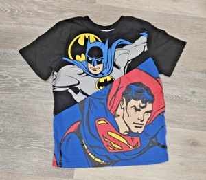 Justice League Boys T-Shirt Size 5 – Batman, Superman, Flash Graphic Tee - Picture 1 of 5