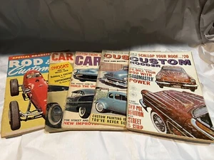 1950s Vintage Car Magazine Lot - Rod & Custom, Custom Rodder, Custom Illustrated - Picture 1 of 11