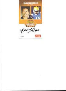 TARJETA DE TAZÓN SENIOR FIRMADA POR KA'IMI FAIRBAIRN UCLA BRUINS CON CERTIFICADO DE AUTENTICIDAD - Imagen 1 de 1