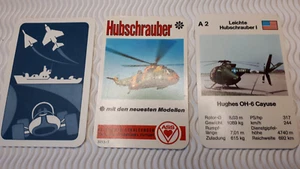KARTENSPIELE QUARTETTE "MILITÄRFLUGZEUGE", Berliner 631 6731, gebraucht, kompl. - Picture 1 of 2