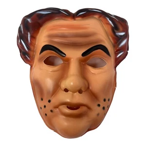 Vintage Dick Tracy Flattop Jones Sr. Halloween Mask Walt Disney Ben Cooper NEW - Picture 1 of 7