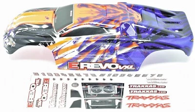 Fits Traxxas 1/16 E-revo 71076-3 - BODY, PURPLE Orange Shell factory painted - Image 1 of 3