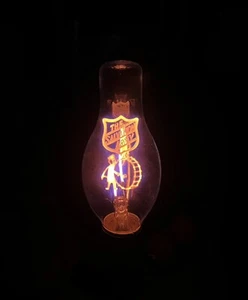 Rare Vintage Aerolux Salvation Army Officer w/ drum “Cheer Light" Light Bulb - Picture 1 of 8