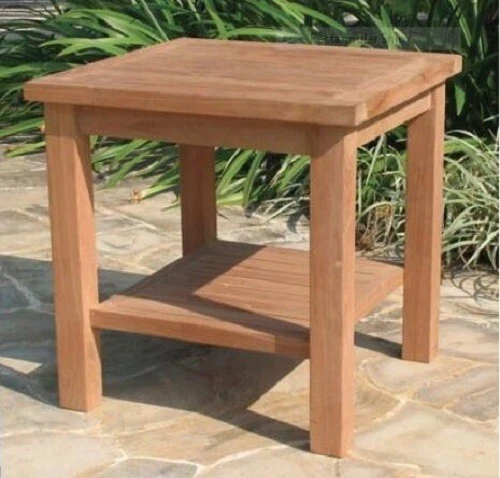 Mesa auxiliar o mesa auxiliar de teca Tundan ¡CIERRE!! Foto 1 de 1