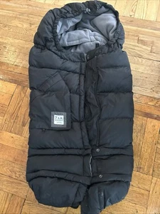 7AM Enfant Blanket 212 Evolution Extendable Footmuff Black Infant To Toddler - Picture 1 of 8