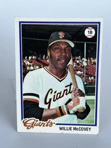 1978 Topps Willie McCovey #34 Giants HOF 1B – Vintage MLB Baseball Card - Picture 1 of 2