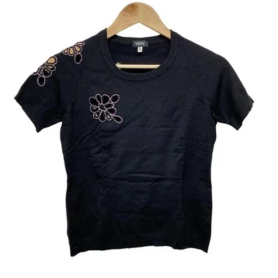 Auth VERSUS VERSACE - Black Light Pink Women's Sweater - Image 1 of 4