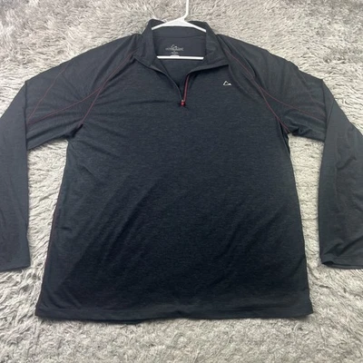 Camisa Pullover Paradox Merino Blend 1/4 Cremallera Para Hombre XL Negra Foto 1 de 4