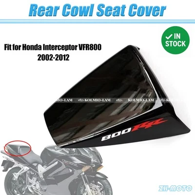 Fit For Honda Interceptor VFR800 2002-2012 Rear Seat Cover Cowl Fairing Part - Image 1 of 4