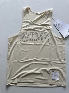 SATISFY RUNNING AuraLite Tech Singlet Crema Pequeño - Imagen 1 de 5