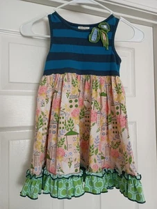 MATILDA JANE It's A Wonderful Parade Little House Tank Dress Size 4 - Picture 1 of 11