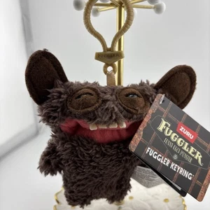 Fuggler Keyring GRIN GRIN V3 Funny Ugly Monster Brown NWT Stuffed Toy - Picture 1 of 3