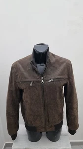 Conbipel Giacca In Pelle Donna Woman Tg46 Marrone AN22 - Picture 1 of 12