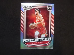 2024-25 Donruss Optic NBA - Zaccharie Risacher - SILVER PRIZM THE ROOKIES -Hawks - Bild 1 von 2