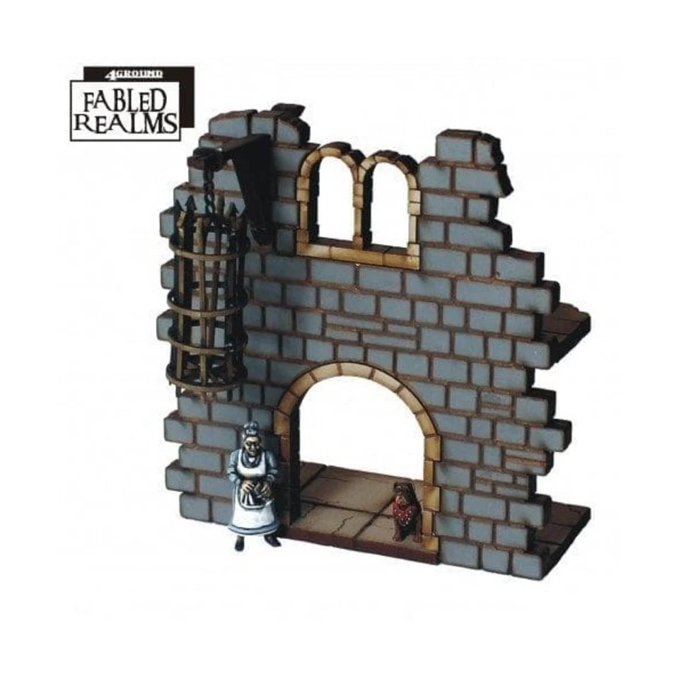 4Ground 28mm Fabled Realms Mordanburg Stocks and Gibbets (Pre-Painted) Pack New - Image 1 of 1