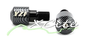 Carbon looks barends bar ends YAMAHA YZF R6 YZF1000R YZF750R 400 FZ600R #BE080# - Picture 1 of 1