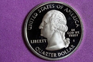2004 - S PROOF "MICHIGAN" STATEHOOD Washington Quarter! #J28679 - Picture 1 of 2