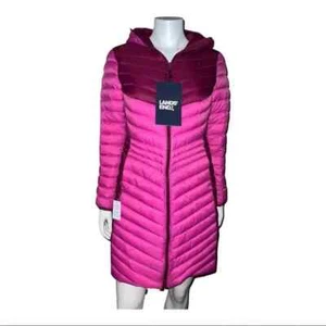 Land's End Women's Ultra Lightweight Maxi Long Down Coat Hooded Small NWT - Picture 1 of 11