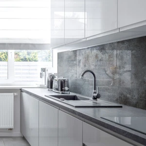 Premier Range Acrylic Splashbacks Polished Concrete and Accessories - Picture 1 of 5