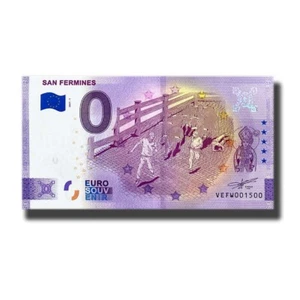 Euro Souvenir Spanien 2021-1 VEFW San Fermines Souvenirscheine - Bild 1 von 2