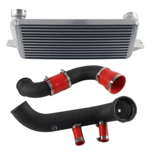 Aluminum Intercooler Super Charge Pipe Kit For BMW N54 E8X E9X 135i 335i Red - Picture 1 of 11