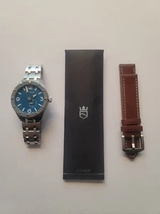 Archon Iron Lung Automatic Diver Wrist Watch IL05 Blue Dial - New NO BOX - Picture 1 of 21