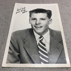 Rick Nelson Vintage 5" x 7" Photo As A Child RARE - Picture 1 of 2