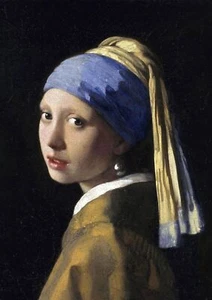 Girl With The Pearl Earring Jan Vermeer Famous Painter Classic Painting A3 A4 A5 - Picture 1 of 3