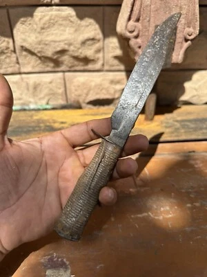 1700-е Древний Старый Редкий Ручка Очень Старый Нож Кинжал Ножи - Изображение 1 из 4