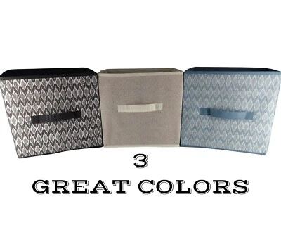 Folding Storage Containers by Essentials ~ 3 Great New Designs and Colors - Image 1 of 2