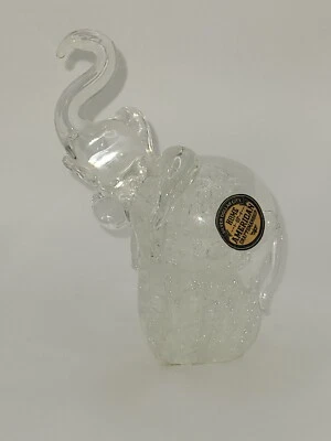 Elefante de cristal ~ Detalle exquisito ~ comprado en Silver Dollar City, Missouri Foto 1 de 4