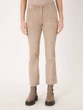 Repeat Cashmere Cropped Bootcut Suede Pants for Women