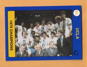 Tarjeta #38 John Wooden 8Z 1975 UCLA Bruins Team NCAA Champs 1991 - Imagen 1 de 2