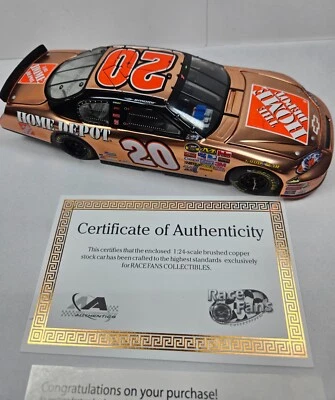 Tony Stewart Home Depot #20 2007 cobre cepillado NASCAR 1:24 diecast 1 de 288 Foto 1 de 4