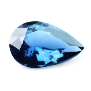 Certified Natural Blue Sapphire 0.62ct VVS Clarity Madagascar 6.99x4.54 mm Pear - Picture 1 of 3