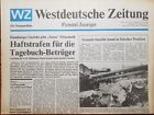 Westdeutsche Zeitung 09. Juli 1985 09.07.1985 Wuppertal Geburtstag WZ Geschenk