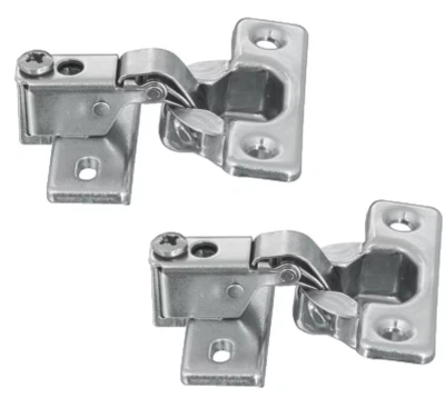 2x Kurzarmscharnier Set Bisagra Puerta Caravana 14MM Finas Puertas Acero Banda - Imagen 1 de 4