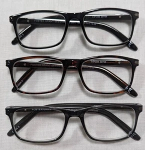 Design Optics Foster Grant Classic Full Frame Plastic Reading Glasses +2.00 3079 - Picture 1 of 22