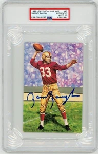 Sammy Baugh Signed Goal Line Art Card GLAC - PSA DNA 10 - Picture 1 of 1
