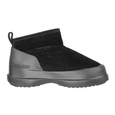 MOON BOOT LUNA LOW BOOT SUEDE BLACK - Imagen 1 de 4