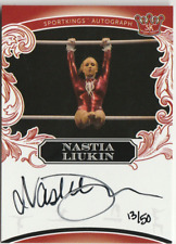 Nastia Liukin 2023 Sportkings Gymnastics Red Auto 13/50