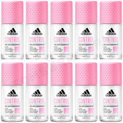 10 ADIDAS CONTROL 48H ULTRA PROTECTION Antitranspirante Roll On Desodorante 50ml Foto 1 de 4