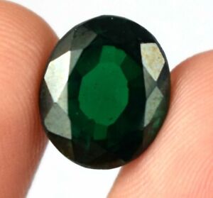 100% Natural Green Chrome Diopside 7.30 Ct Gemstone Oval Cut Certified A82131